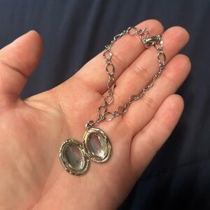 Elegant Silver Locket Necklace